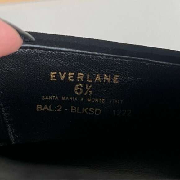 Everlane - Women's The Day Loafer - Black Suede. Size: 6.5. NIB - Picture 6 of 15